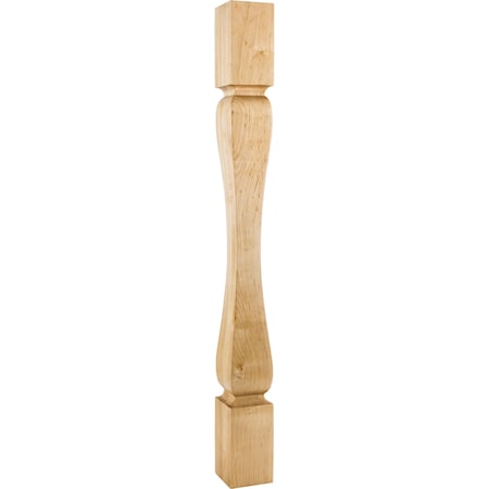 Hardware Resources 3-1/2" Wx3-1/2"Dx35-1/2"H Cherry Baroque Minimalist Post P82-CH